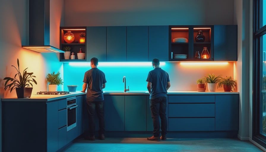 Visual context for kitchen renovation images