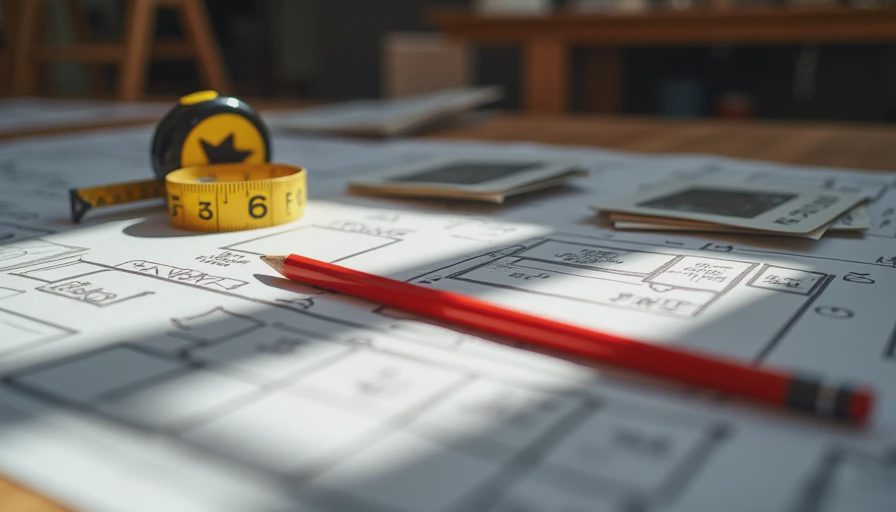 Illustration for steps to renovate a kitchen