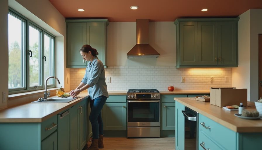 Visual context for diy kitchen backsplash
