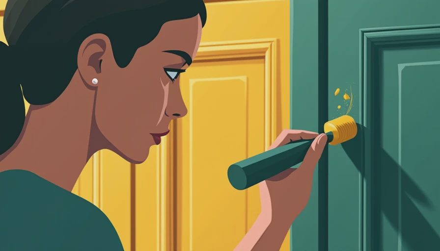 Visual context for how to paint kitchen cabinets