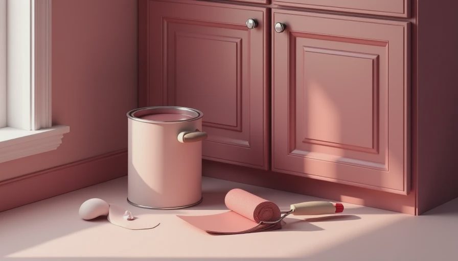 Illustration for kitchen cabinet paint